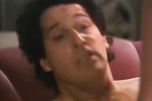 Retro scene with a redhead milf getting screwed from behind