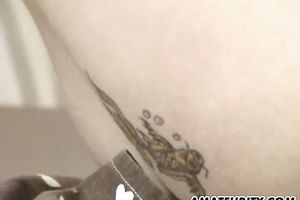 Busty amateur girlfriend sucks and copulates with facial