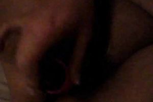 Drilling my juicy slit with a sex-toy and filming closeup