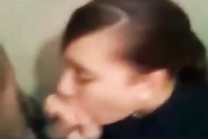 My fascinating ally shows her precious oral job skills to me