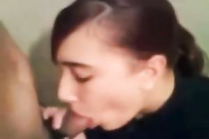 My fascinating ally shows her precious oral job skills to me