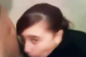 My fascinating ally shows her precious oral job skills to me