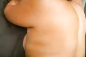 Me and my slutty wife having interracial from behind sex indoors