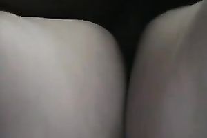 My corpulent older latin babe floozy takes my wang from behind for creampie