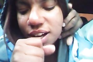 Stunning POV BBC-sucking act with my nasty coed