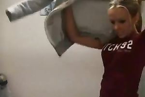 Beautiful college skanky playgirl shows off her body on web camera