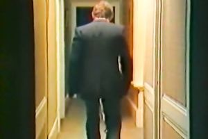 Horny and indecent bitch with light hair sucks the dong