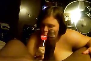 She indeed knows very well how to please herself