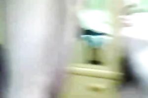 My insanely kinky girlfriend sucks my knob in front of the web camera