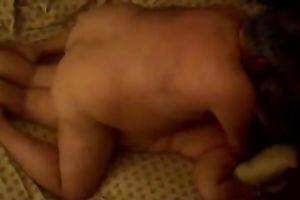 My chubby paramour fucks my love tunnel in the missionary pose and from behind