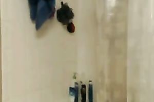 My PAWG sexy girlfriend in the shower teasing me with self made clip