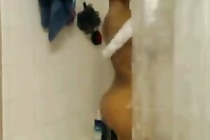 My PAWG sexy girlfriend in the shower teasing me with self made clip