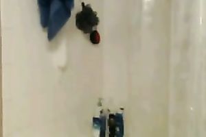 My PAWG sexy girlfriend in the shower teasing me with self made clip