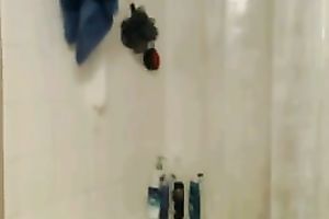 My PAWG sexy girlfriend in the shower teasing me with self made clip