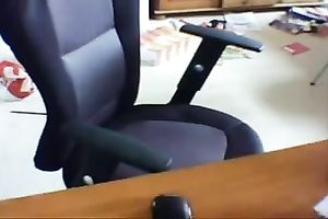 Chubby golden-haired legal age teenager girlfriend masturbates watching porn