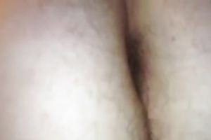 My husband demonstrates her hirsute trench and lets me finger it