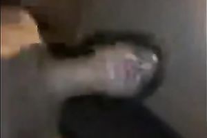 My horny dark brown GF groans sweetly while riding my ramrod