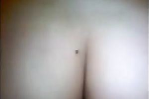 My horny dark brown GF groans sweetly while riding my ramrod