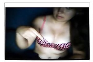 Webcam vid with my ex GF fingering her bald fur pie