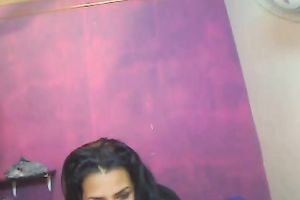 Boobalicious non-professional Colombian chick positions for me on cam