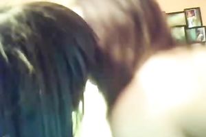 Sizzling sexy emo legal age teenager honeys on web camera bare proudly