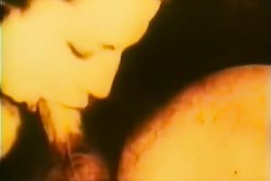 Two classic prostitutes serve one client at the highest level