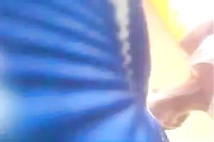 The charming view of a hawt woman's wazoo upskirt on episode