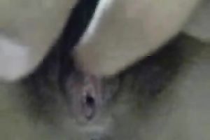 Chinese hoe is passionately riding her lover's rod in cowgirl position