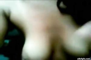 Frisky Indian legal age teenager hottie is riding hard ramrod in cowgirl position