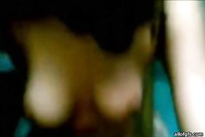 Frisky Indian legal age teenager hottie is riding hard ramrod in cowgirl position