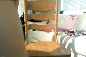 Sweetheart on cam is once more gaping her backdoor truly gently