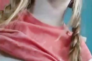 Super seductive blond puts on an extremely sexy cam show