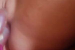 My dirty slut wife with her 2 headed sex tool str8 in her fur pie