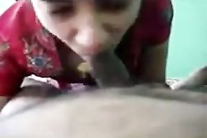 Submissive sexy youthful Indian white wife is honored to engulf my penis