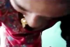 Submissive sexy youthful Indian white wife is honored to engulf my penis