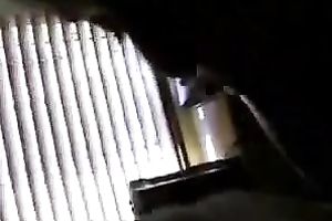 POV movie with a brunette hair beauty engulfing my jock greedily