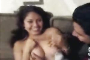 Playing with my sizzling sexy Mexican girlfriend on web camera