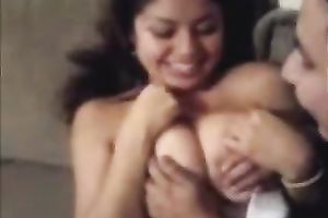 Playing with my sizzling sexy Mexican girlfriend on web camera