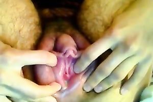 Skanky nympho can't live without to fuck her biggest swollen fur pie with my vibrator