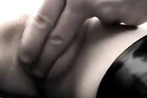 Sensual hooker lets me play with her pretty smooth slit