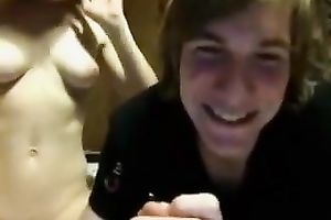 Webcam movie with a legal age teenager getting her twat toyed by her BF