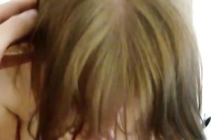 My bulky GF with large moist mambos knows how to give a consummate oral job