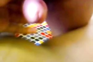 Indian BF pokes his girl's hairless muff in a missionary position