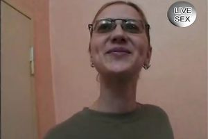 Hot thin redhead honey disrobes and masturbates for us