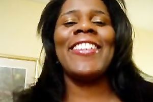 My huge-breasted swarthy white wife boasts of her large natural breasts