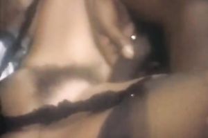 Two lustful large boobed MILFs share one large dark weenie