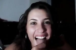 Her large face hole and juicy nice-looking lips were touching my penis