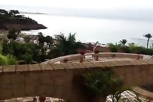 Chubby non-professional dark brown milf masturbates her snatch indoors