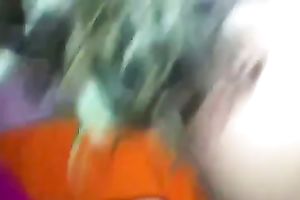 This corpulent floozy with blue eyes knows how to give a precious oral job