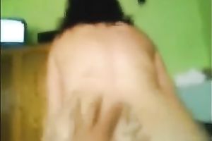 My Mexican girlfriend with diminutive love muffins likes reverse cowgirl position